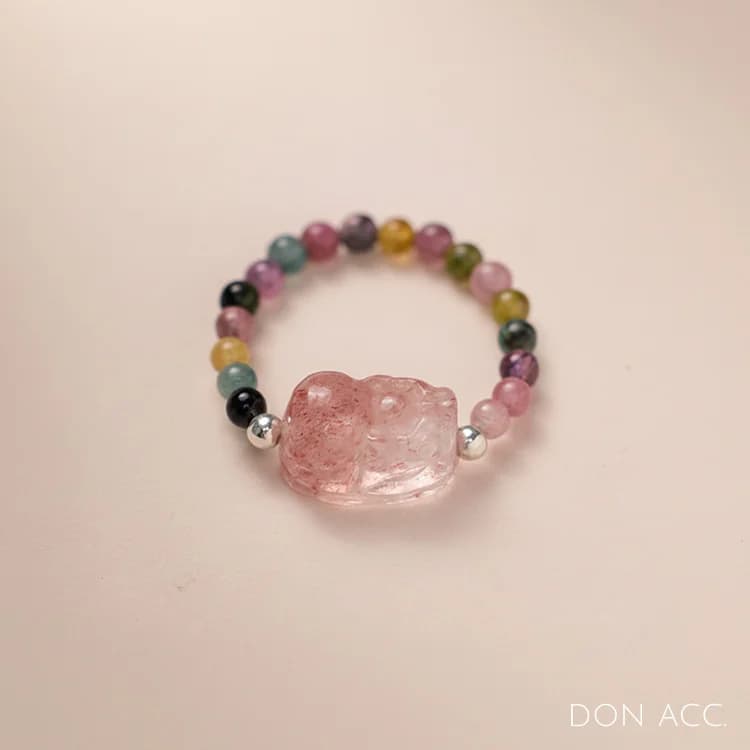 好運水晶戒指