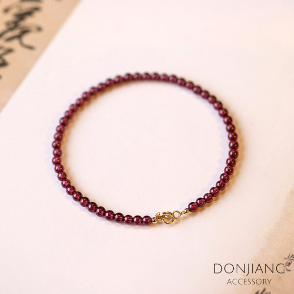 一月生辰石手鍊(紅石榴石)