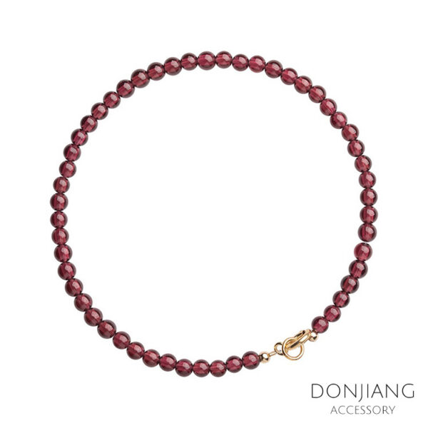 一月生辰石手鍊(紅石榴石)