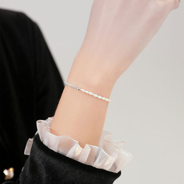 三月生辰石手鍊(海藍寶)