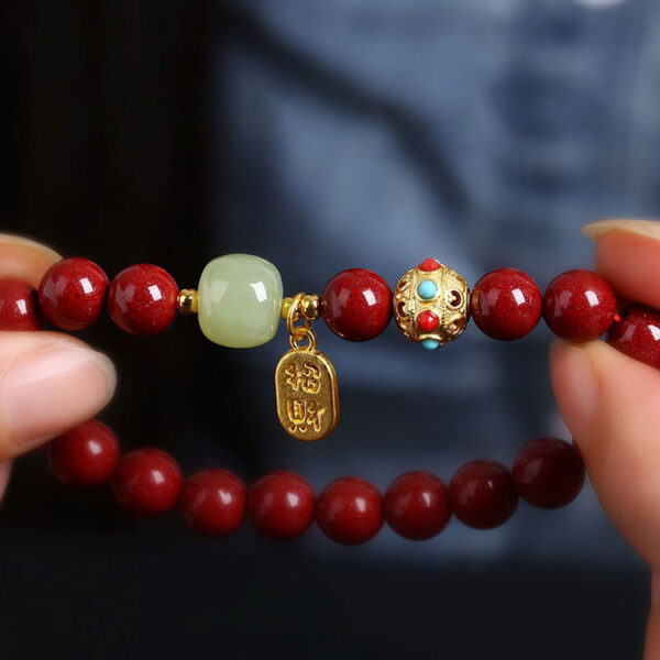 招財納福朱砂手鍊