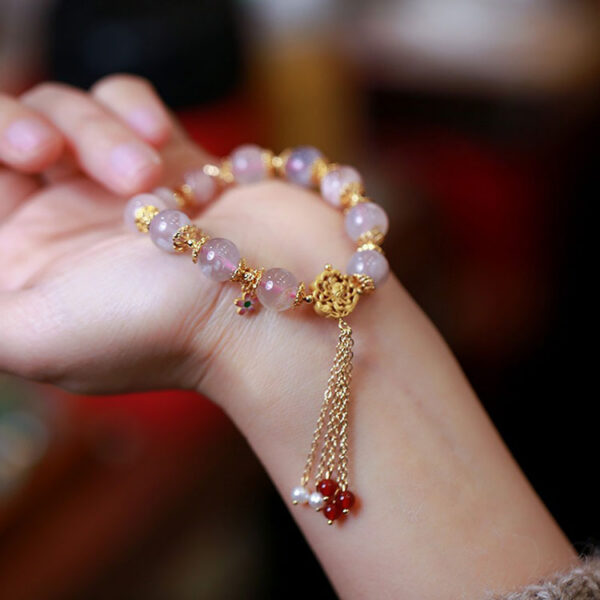 富貴人間 / 櫻花瑪瑙珍珠手串