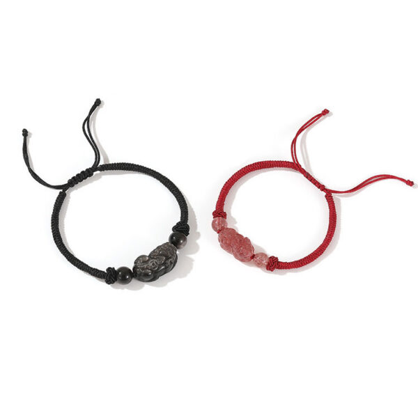 情侶款水晶貔貅手鍊