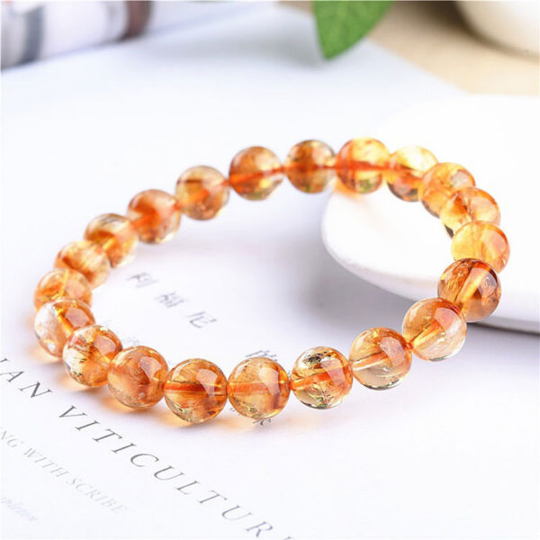 金字塔黃水晶手鍊