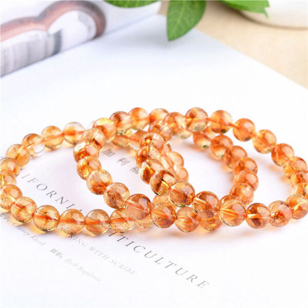 金字塔黃水晶手鍊