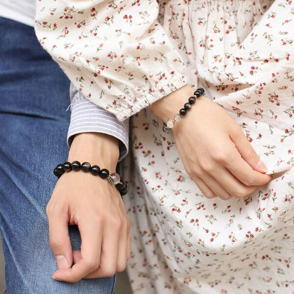 能量水晶手鍊 – 守護神情侶款｜助事業．防小人