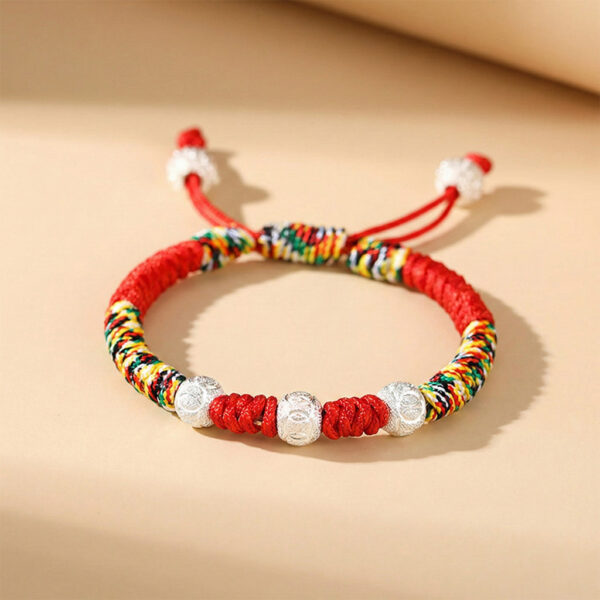 001 S925純銀寶寶紅繩手鍊-彌月禮推薦