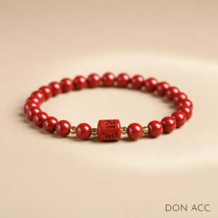 六字真言硃砂手鍊