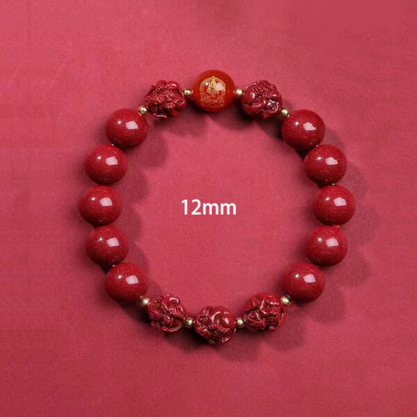 【三合六合貴人】化太歲硃砂生肖手鍊｜守護本命佛・流年順遂