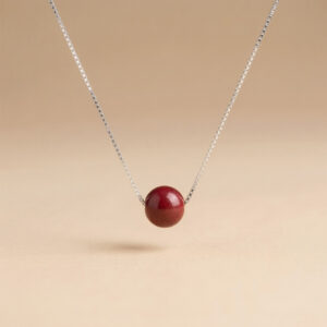 【逆轉．守護】高含量硃砂鎖骨鍊 - 紫金砂