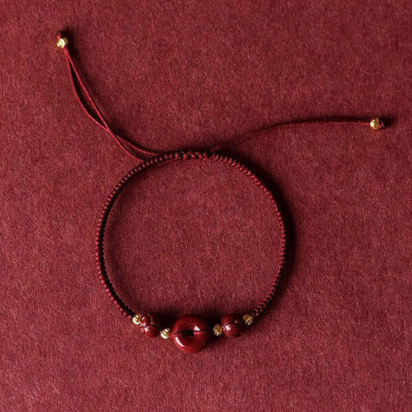 平安扣蓮花A02 硃砂蓮花平安扣|喜樂平安・富貴安康