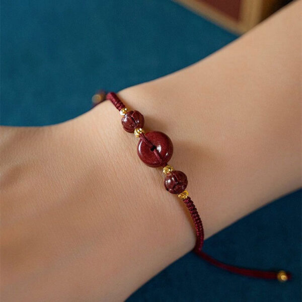 平安扣蓮花A03 硃砂蓮花平安扣|喜樂平安・富貴安康