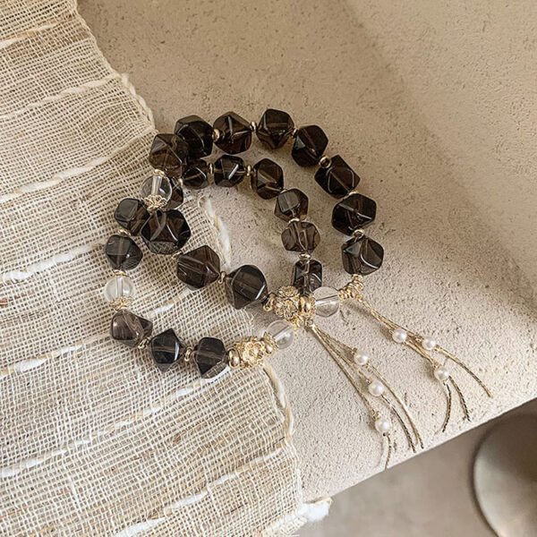 能量水晶手鍊 – 茶水晶｜闢邪．平衡．招財．紓壓