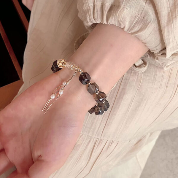 能量水晶手鍊 – 茶水晶｜闢邪．平衡．招財．紓壓