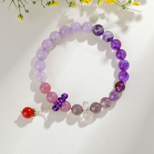 年年昌順 九紫離火天然水晶手鍊