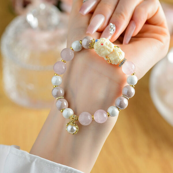 香灰琉璃金箔手鍊