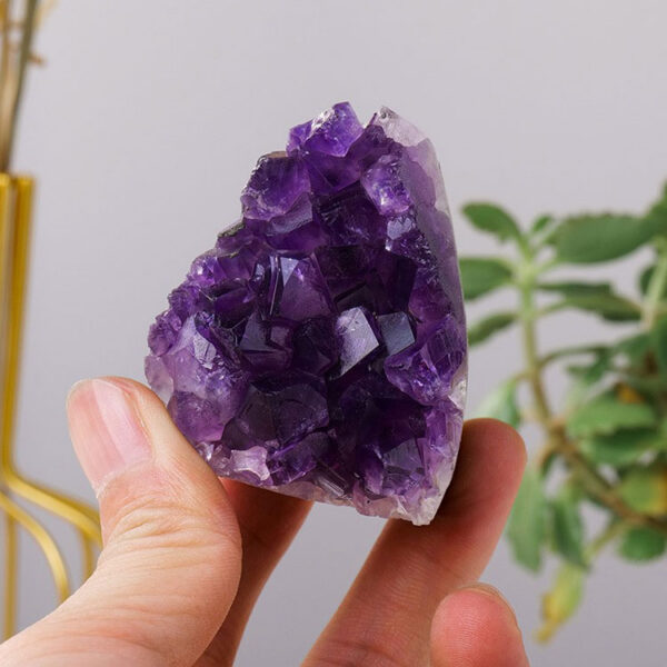 天然原礦紫水晶 – 辦公室開運小物 | 招財小錢袋