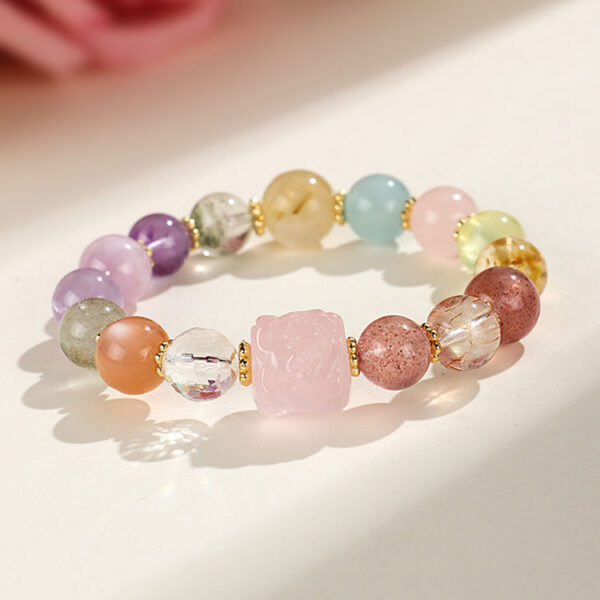 九尾狐方糖多寶水晶手鍊