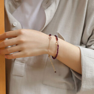 紫牙烏水晶手鍊