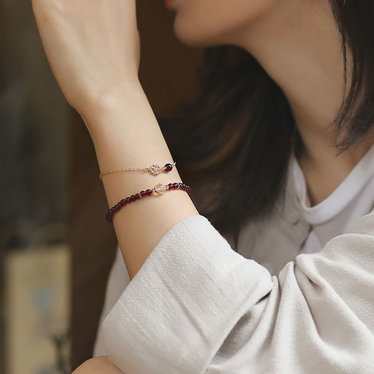 紫牙烏水晶手鍊