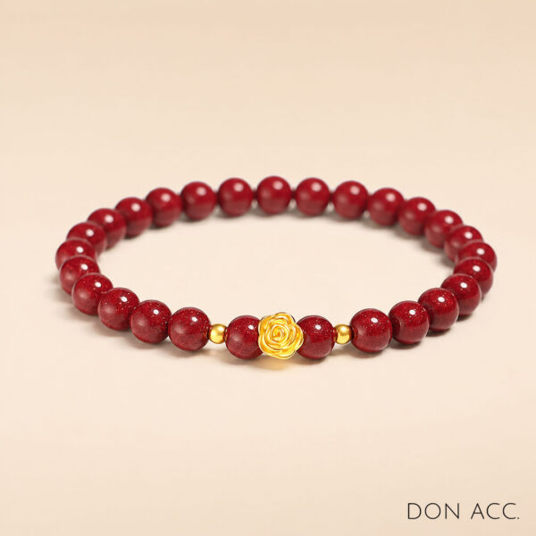花開富貴硃砂手鍊